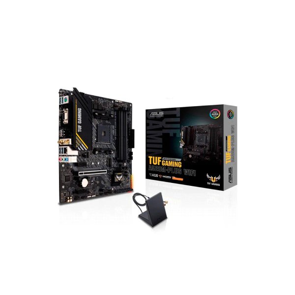 Placa Madre ASUS TUF Gaming A520M-PLUS WIFI – AM4 – Micro ATX