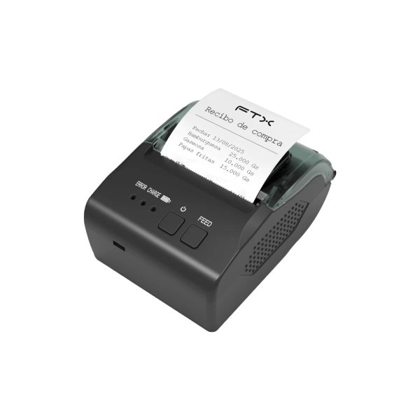 Impresora Térmica Directa FTX TDR058BT – 2" / Portátil / USB / Bluetooth