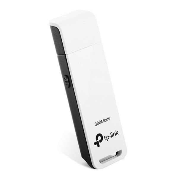 Adaptador USB Wi-Fi Wireless N 300 Mbps - Blanco