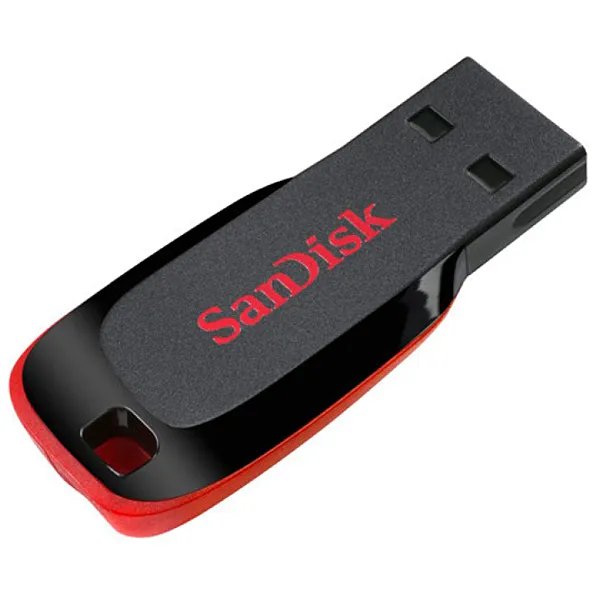 Pendrive SanDisk Cruzer Blade Z50 8GB - Negro/Rojo