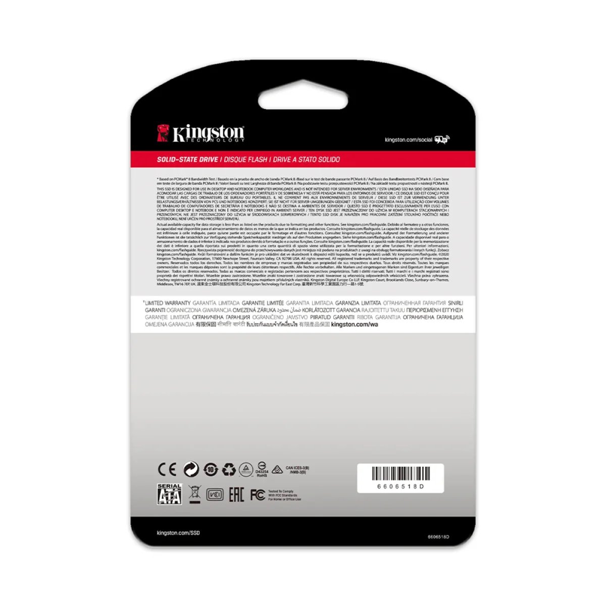SSD Kingston A400 240GB 2.5" SATA III – SA400S37/240G - 2