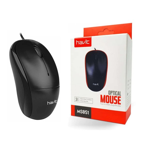 Mouse Havit MS851 - Negro