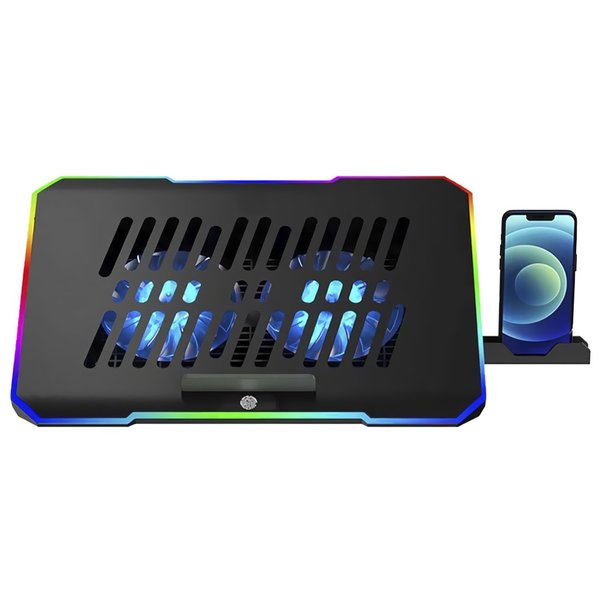 Base cooler para notebook Satellite A-CP42 RGB USB 9" a 17" - Negro