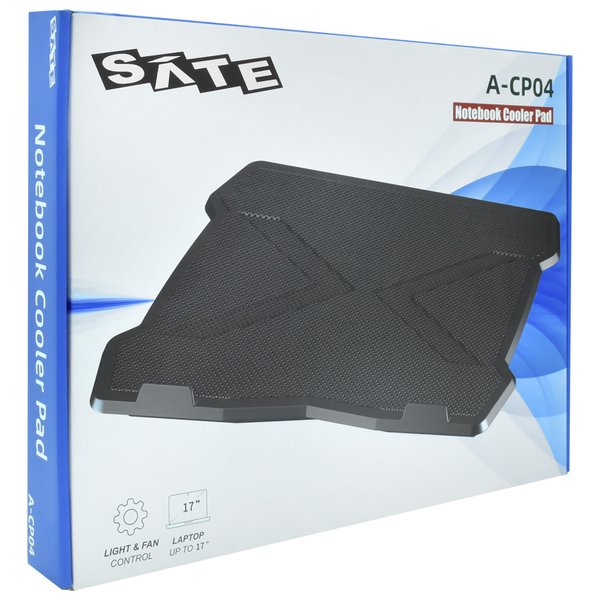 Base cooler para notebook Satellite A-CP04 USB 10" a 17" - Negro