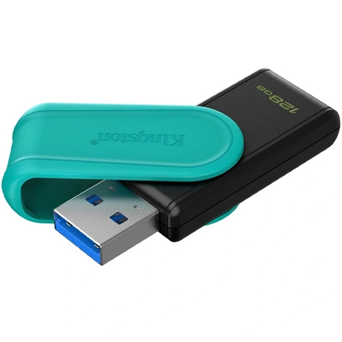Pendrive Kingston 128GB - Negro/Verde Agua - 2