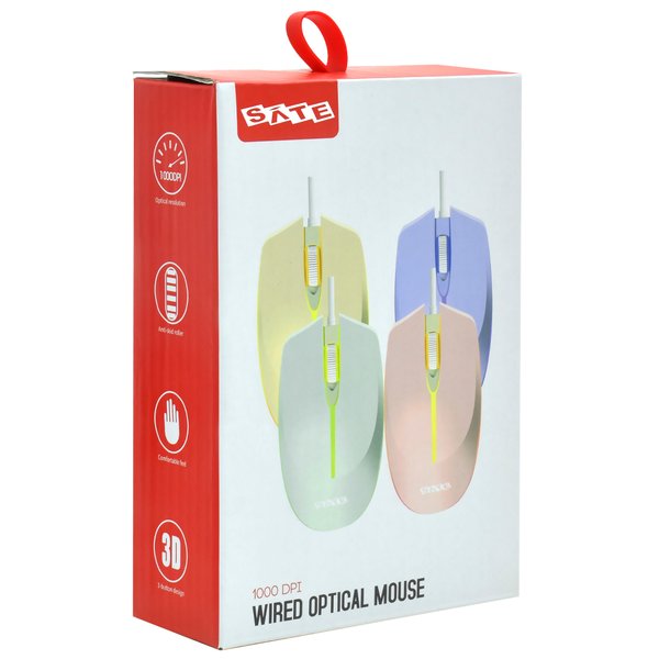 Mouse Satellite A-517 USB - Beige crema