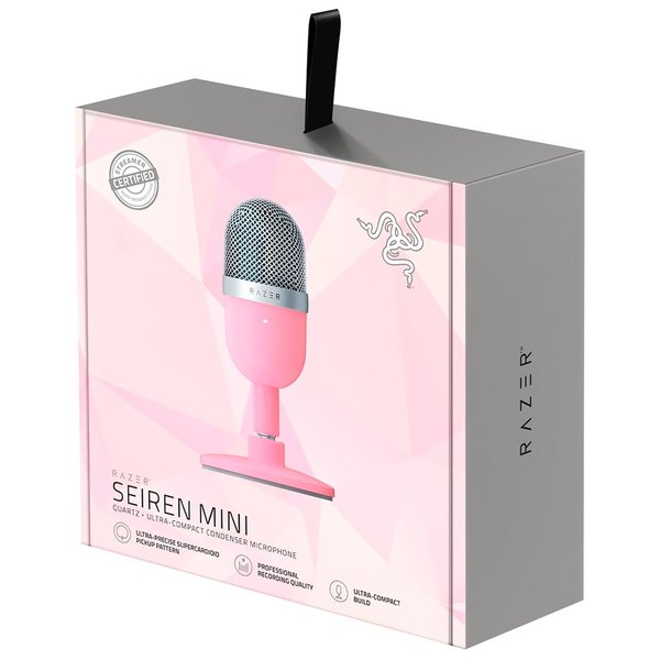 Micrófono Razer Seiren Mini USB – Rosa