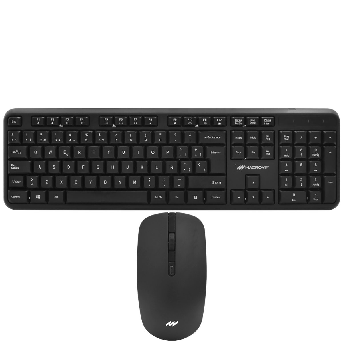 Combo Teclado + Mouse Macrovip MV-MK200WB-SP - 2