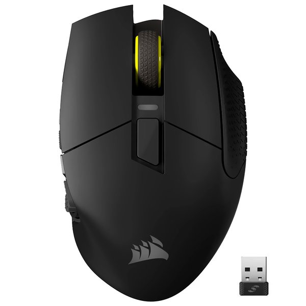 Mouse Gamer Corsair Scimitar Elite SE MMO Wireless - Gun Metal - Negro