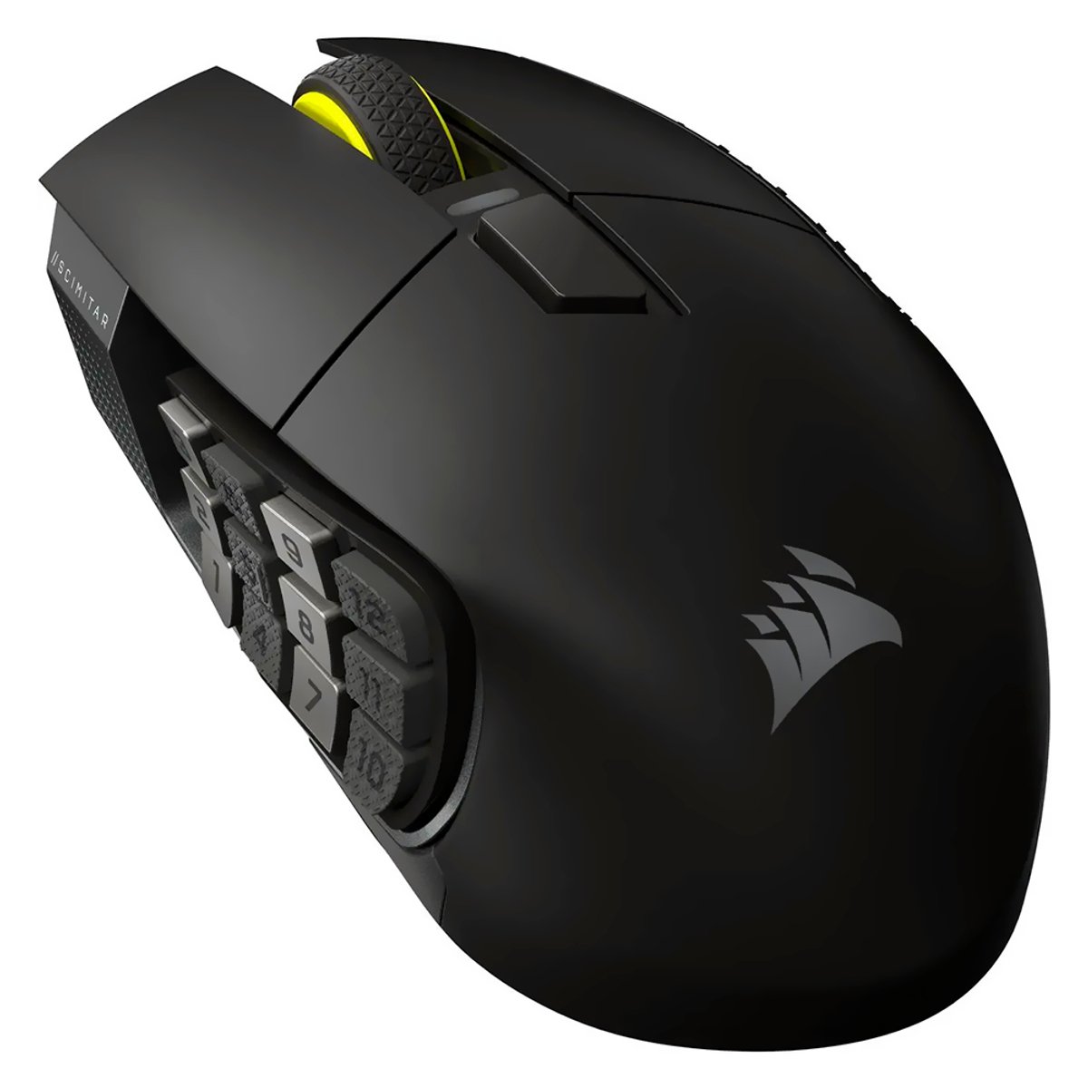Mouse Gamer Corsair Scimitar Elite SE MMO Wireless - Gun Metal - Negro - 2