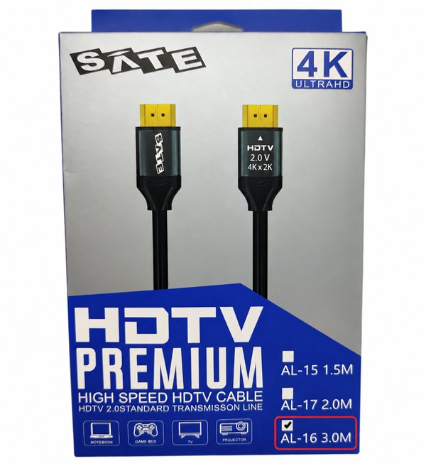 Cable HDMI a HDMI SATE 3 Metros 4K