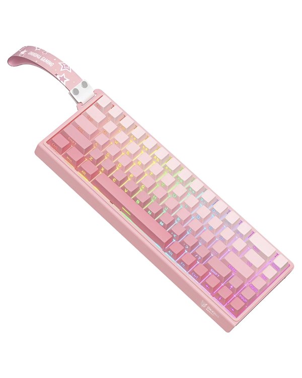 Teclado Gamer Magnético Onikuma G69 USB / RGB – Rosa