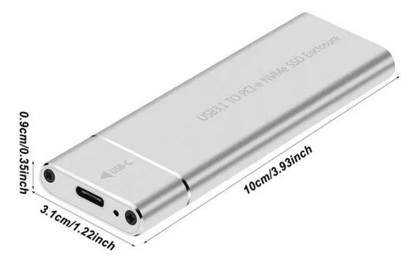 Gaveta Externa M.2 SSD TRUVE – USB 3.1 – Hasta 10 Gbps