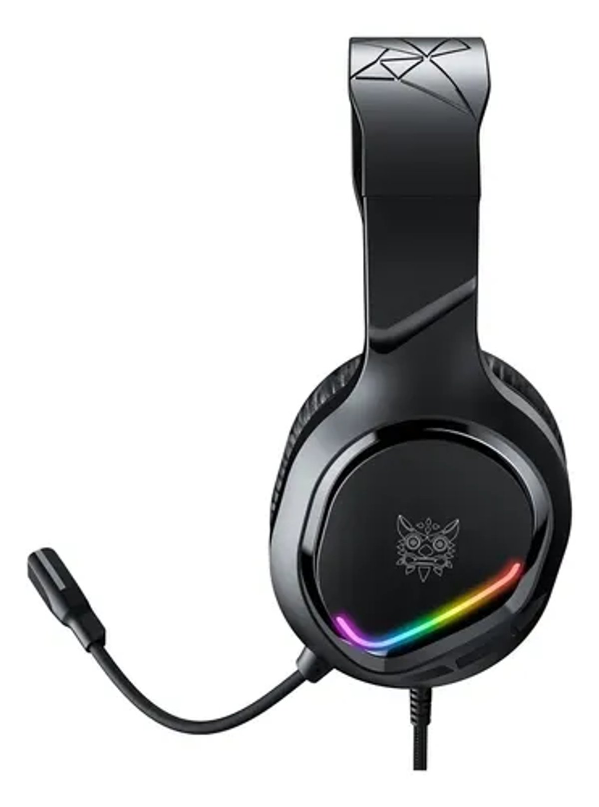 Auriculares Gamer Onikuma X31 RGB USB + 3,5 mm - Negro - 3
