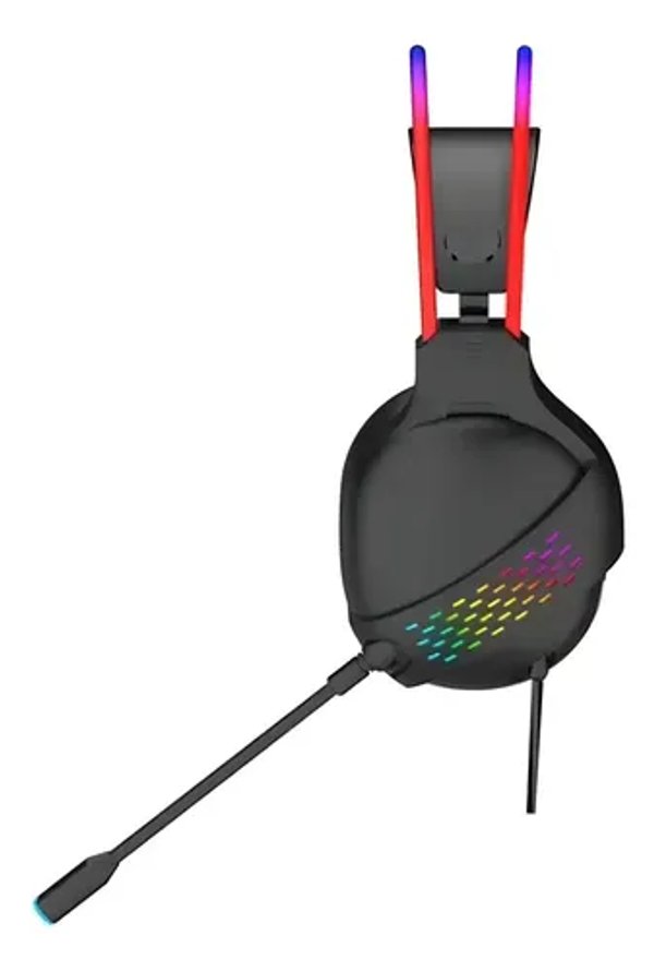 Auriculares Gamer Satellite GH-533 RGB USB + 3,5 mm - Negro