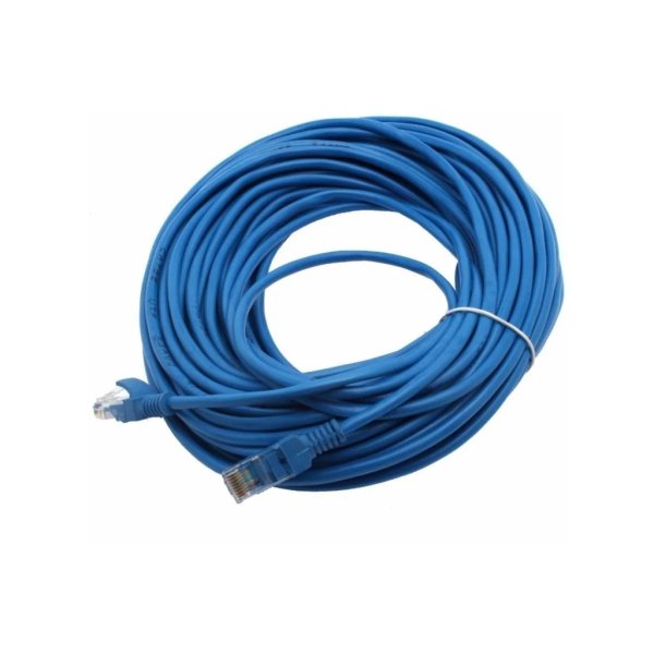 Cable de Red UTP CAT5 20 Metros - Azul