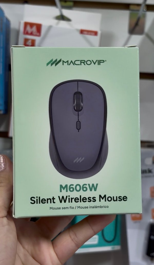 Mouse Wireless Macrovip MV-M606WB Silent
