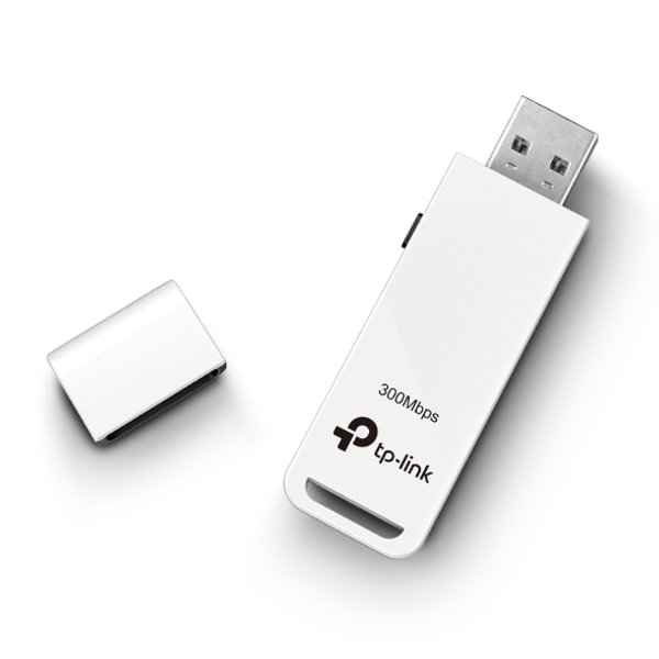 Adaptador USB Wi-Fi Wireless N 300 Mbps - Blanco