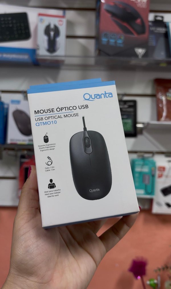 Mouse Quanta QTMO10 - Negro