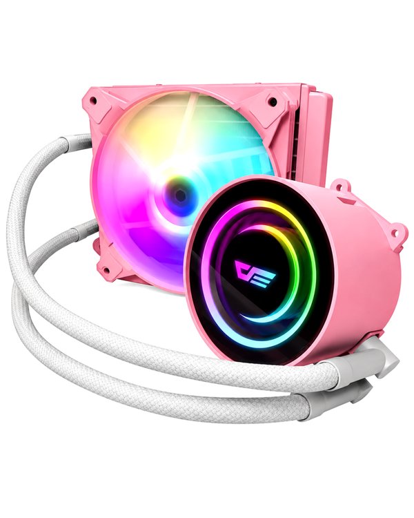 Water Cooler darkFlash Twister DX-120 120mm ARGB – Rosa