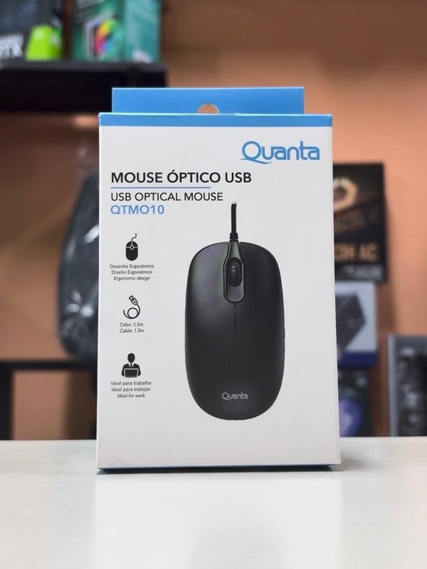 Mouse Quanta QTMO10 - Negro