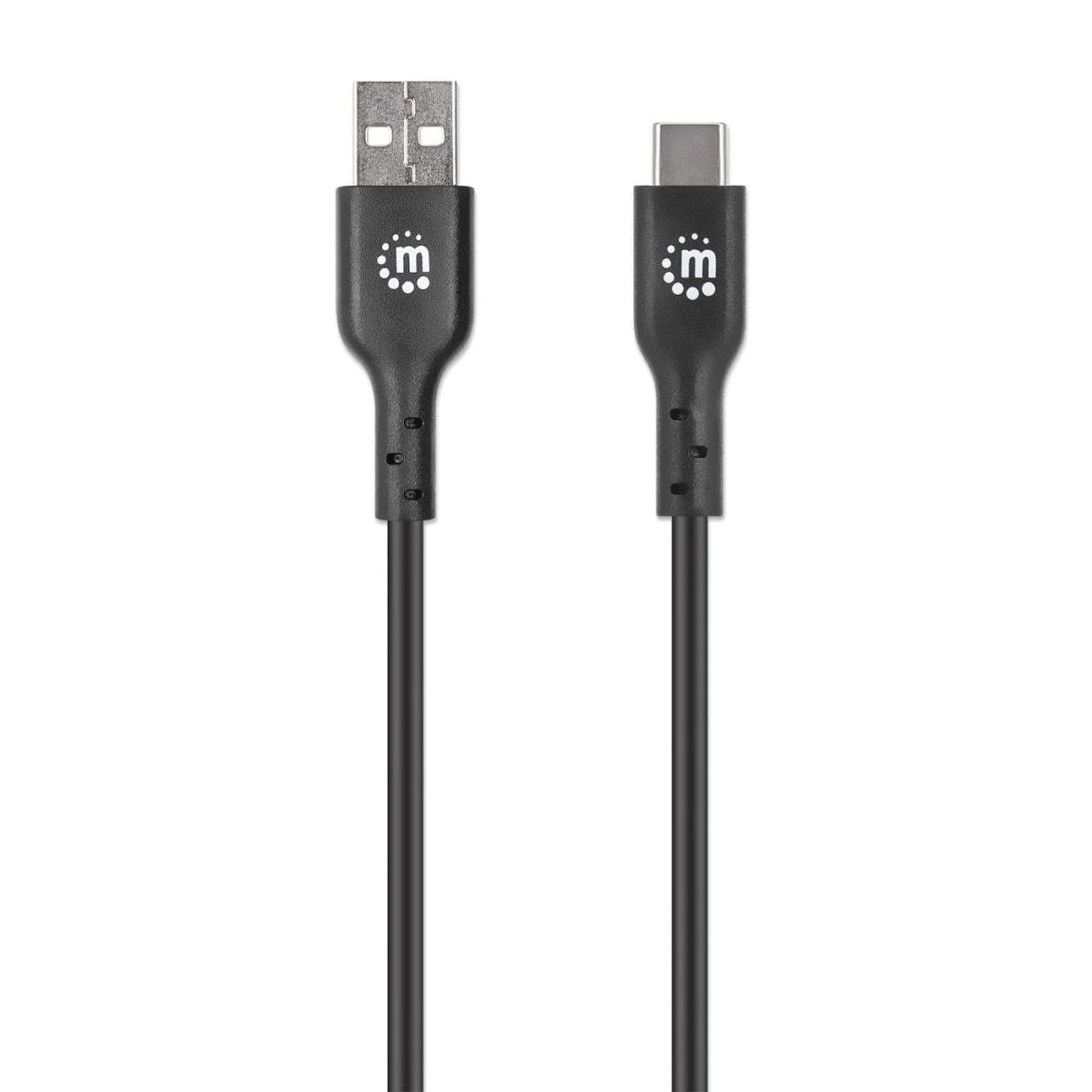 Cable Manhattan 354929 USB Tipo C a USB 2 Metros - Negro - 3