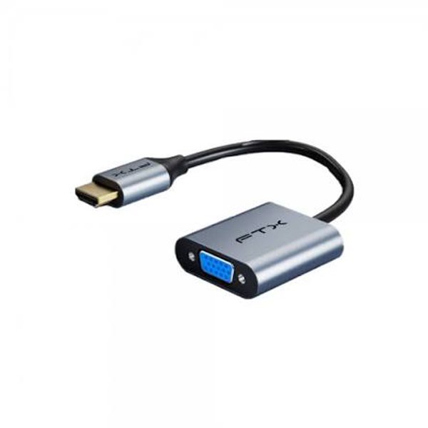 Adaptador HDMI a VGA FTX C160 Full HD 60Hz - Gris