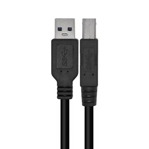 Cable USB para Impresora 3 Metros con Filtro - Negro