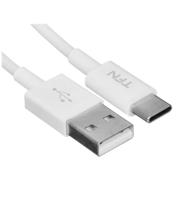 Cable USB-A a USB-C 1 Metro 2A TFN- Blanco