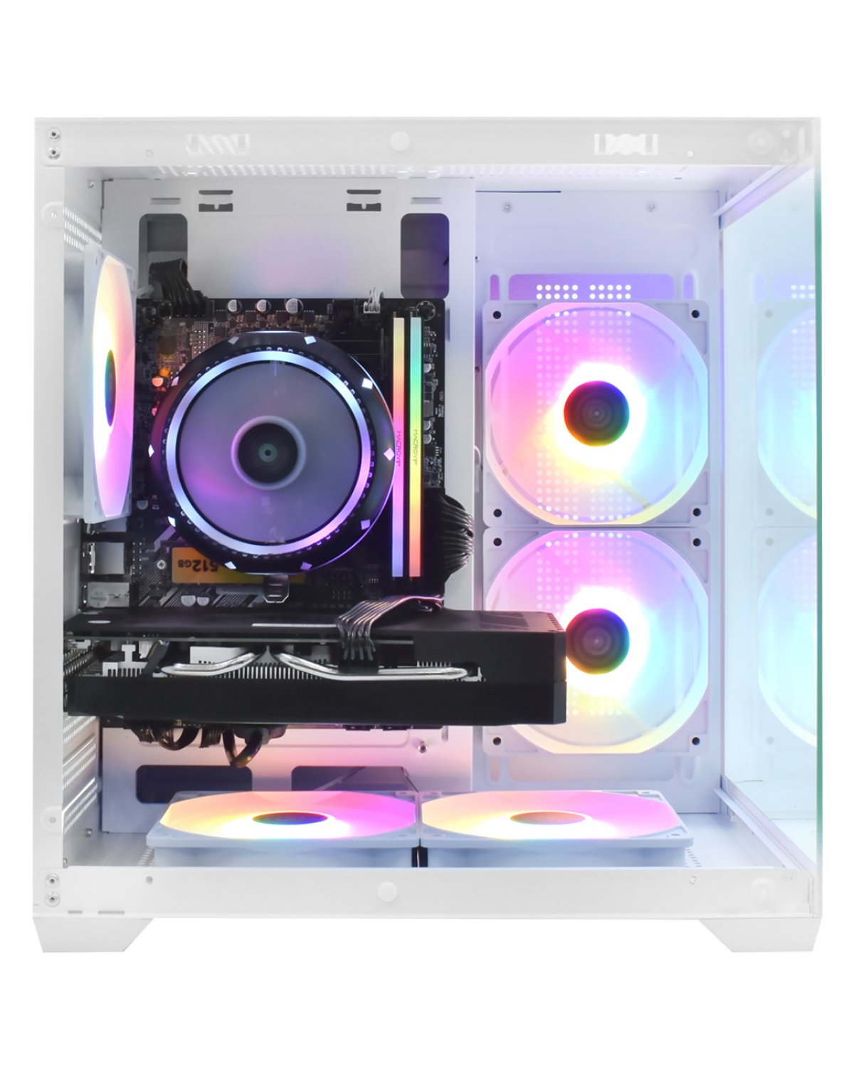 PC Gamer Intel Core i5-12400 / 16GB RAM / SSD 512GB / GeForce RTX 3060 12GB – Blanco - 2