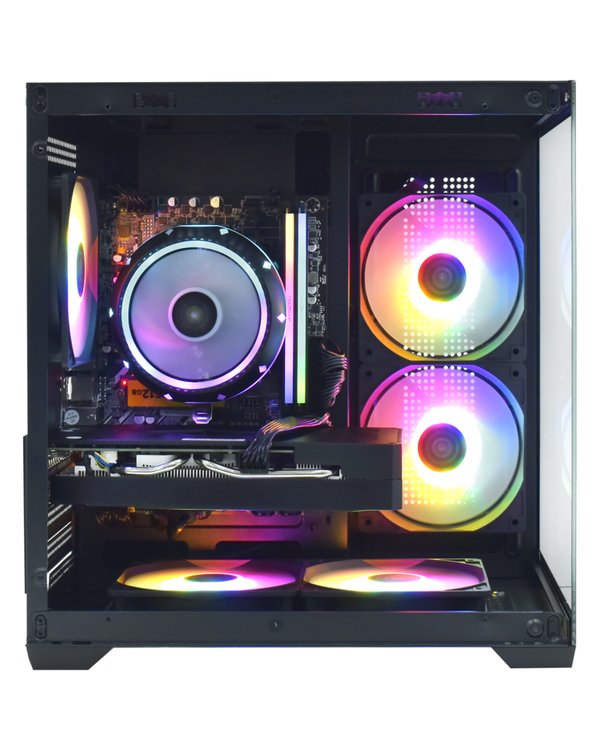 PC Gamer Intel Core i5-12400 / 16GB RAM / SSD 512GB / RTX 3060 12GB + Monitor – Negro