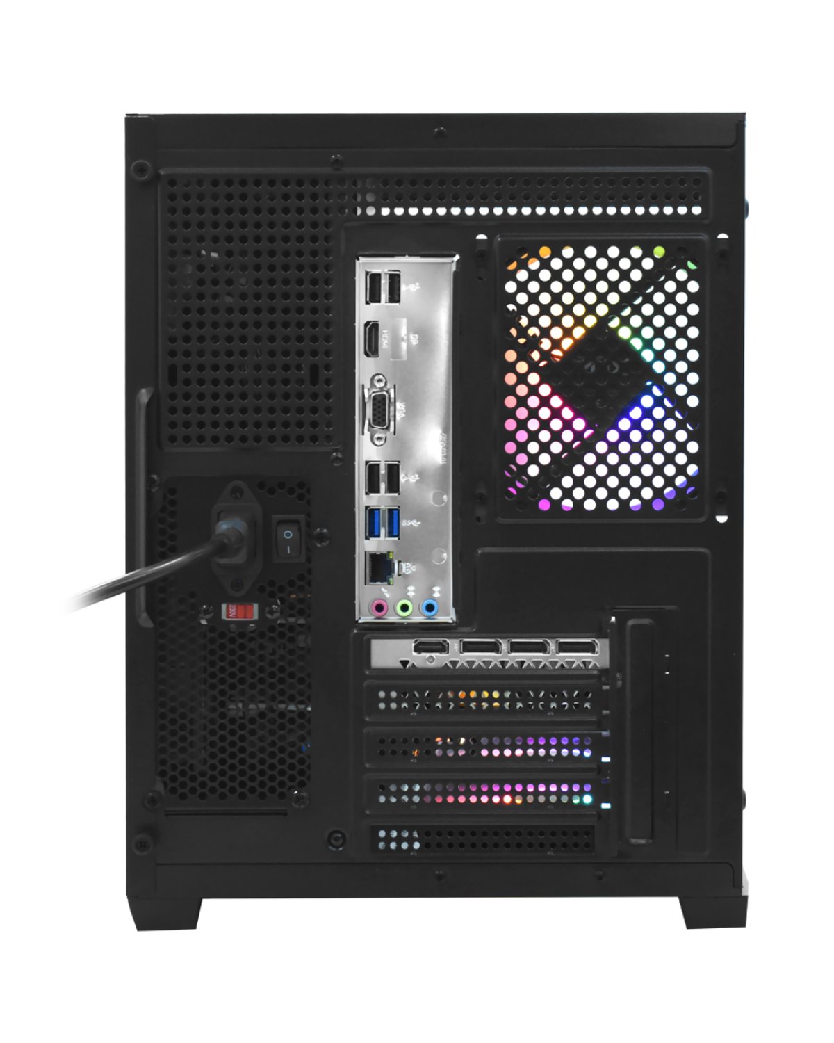 PC Gamer Intel Core i5-12400 / 16GB RAM / SSD 512GB / RTX 3060 12GB + Monitor – Negro - 3