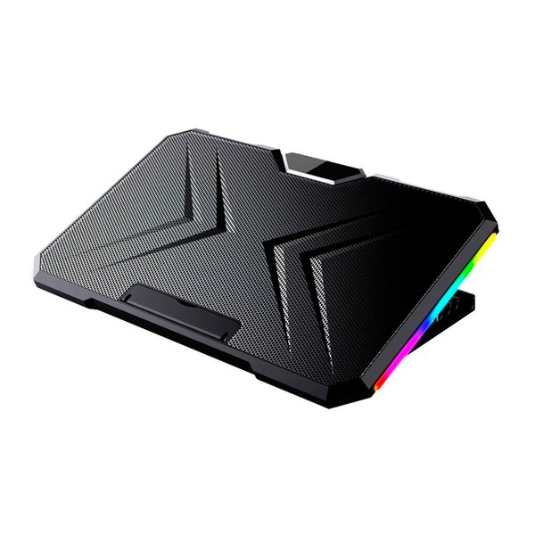 Base cooler para notebook Satellite A-CP22 Gaming RGB USB - Negro