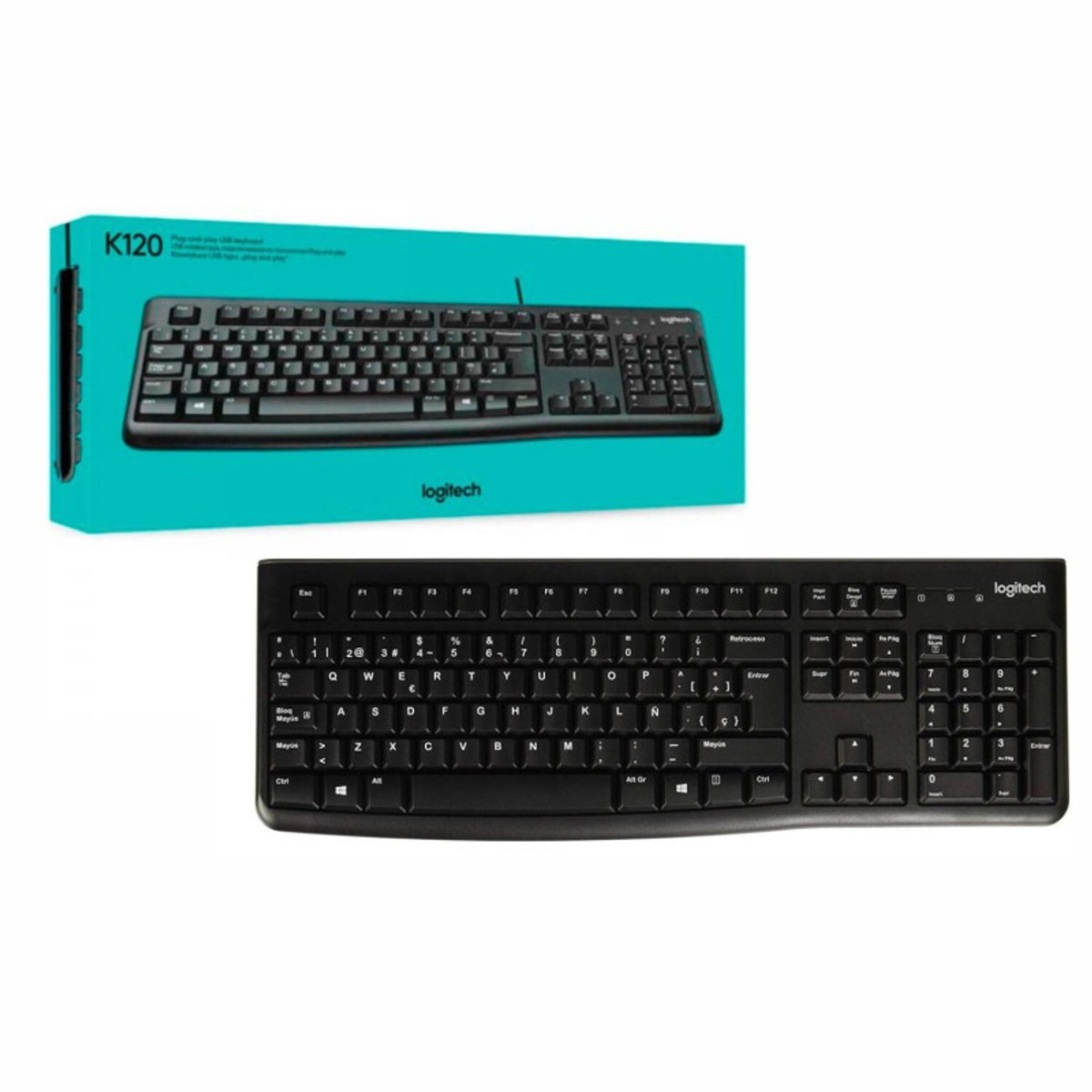 Teclado Logitech K120 - 3