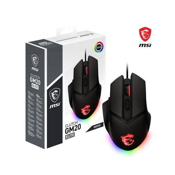 MOUSE MSI CLUTCH GM20 ELITE