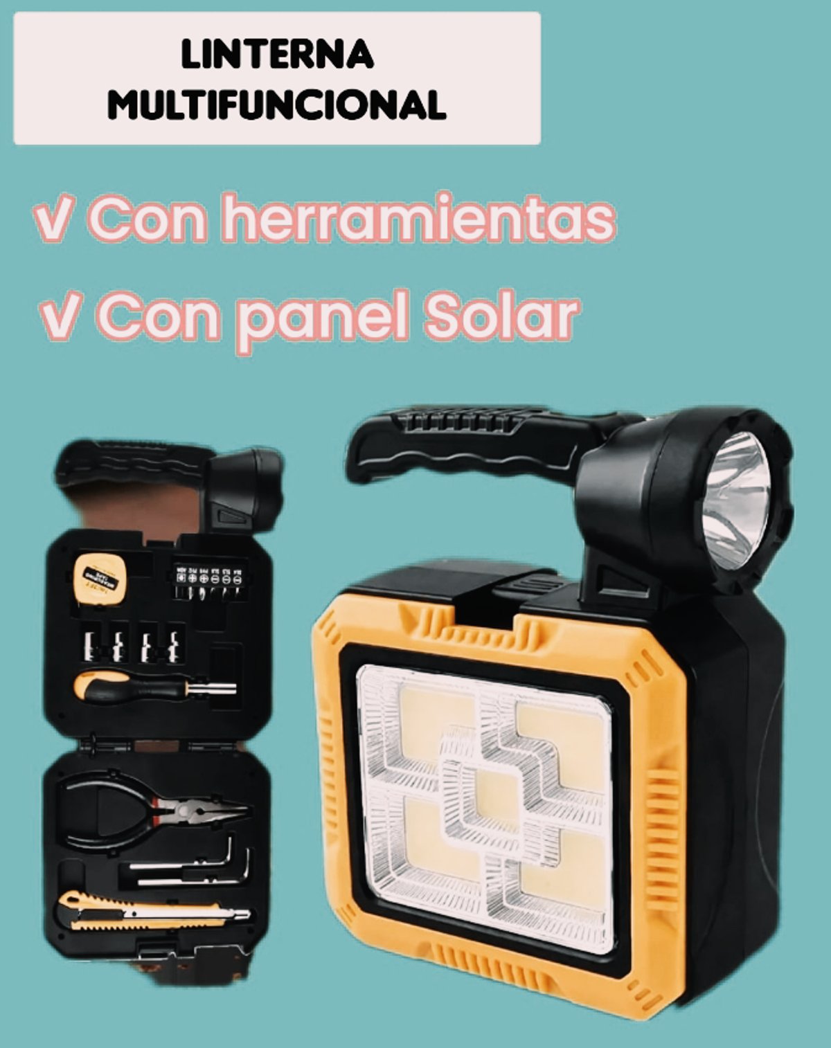Linterna Multifuncional Cpanel Solar - 2