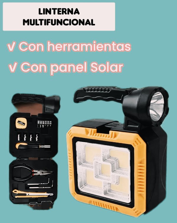 Linterna Multifuncional Cpanel Solar
