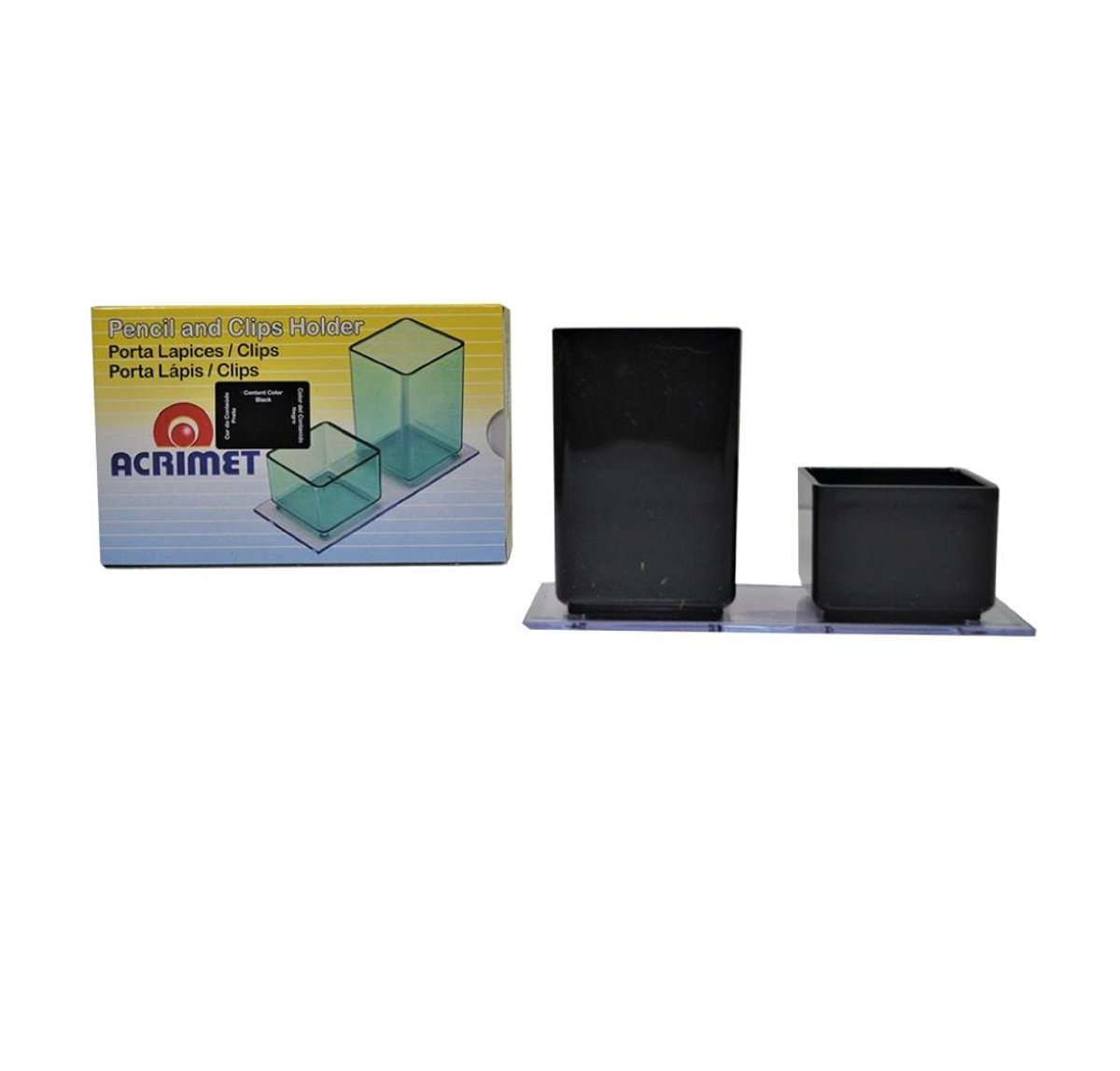 PORTA LAPIZ/CLIPS ACRIMET REF.939.4 NEGRO