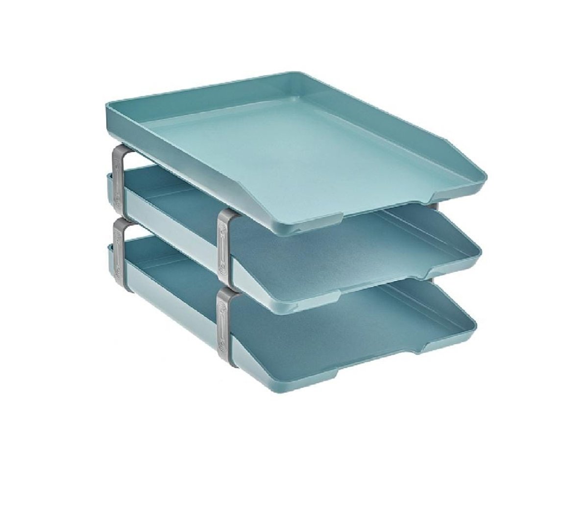 Bandeja Acrimet Triple c/Bisagra 245AO Azul Pastel