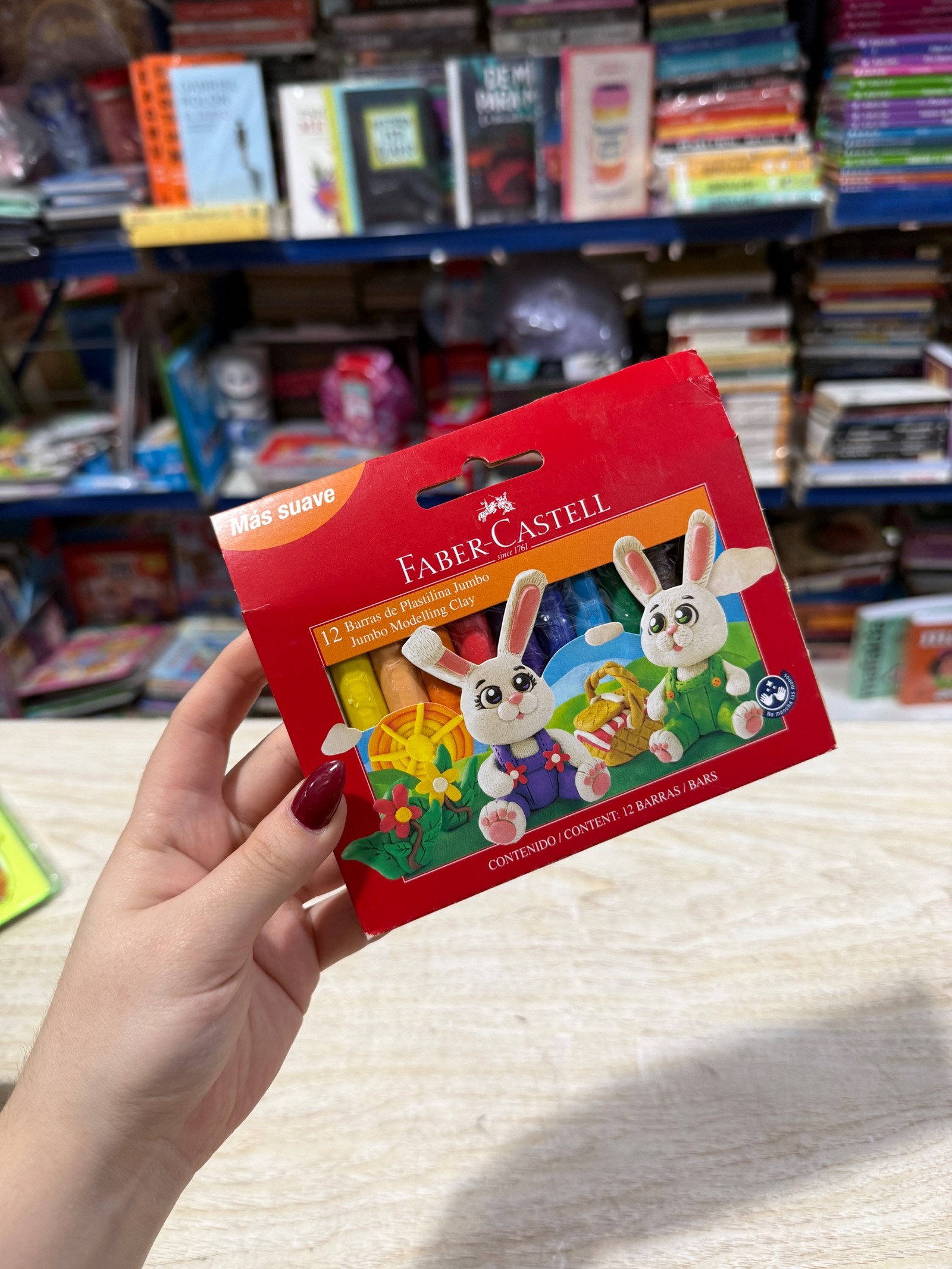 Plastilina Faber-Castell de 12 colores