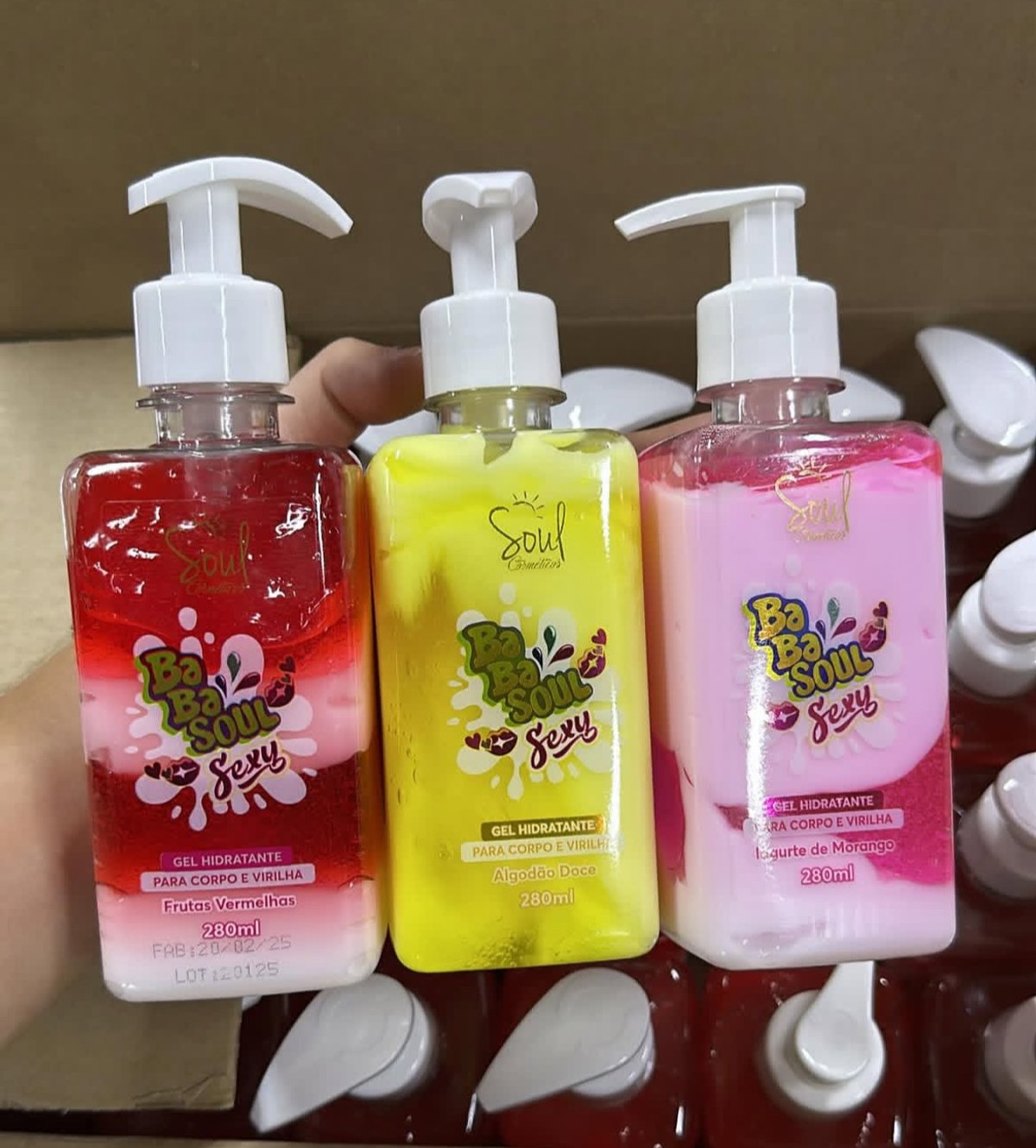 Soul Gel hidratante para cuerpo e virilha 280ml