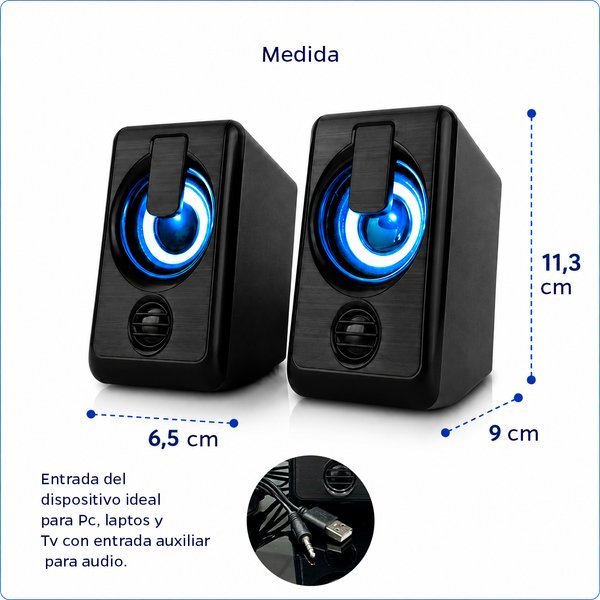 PARLANTES GAMER AS-2301 SATE