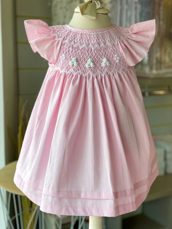 Vestido Josefina Smock Rosa