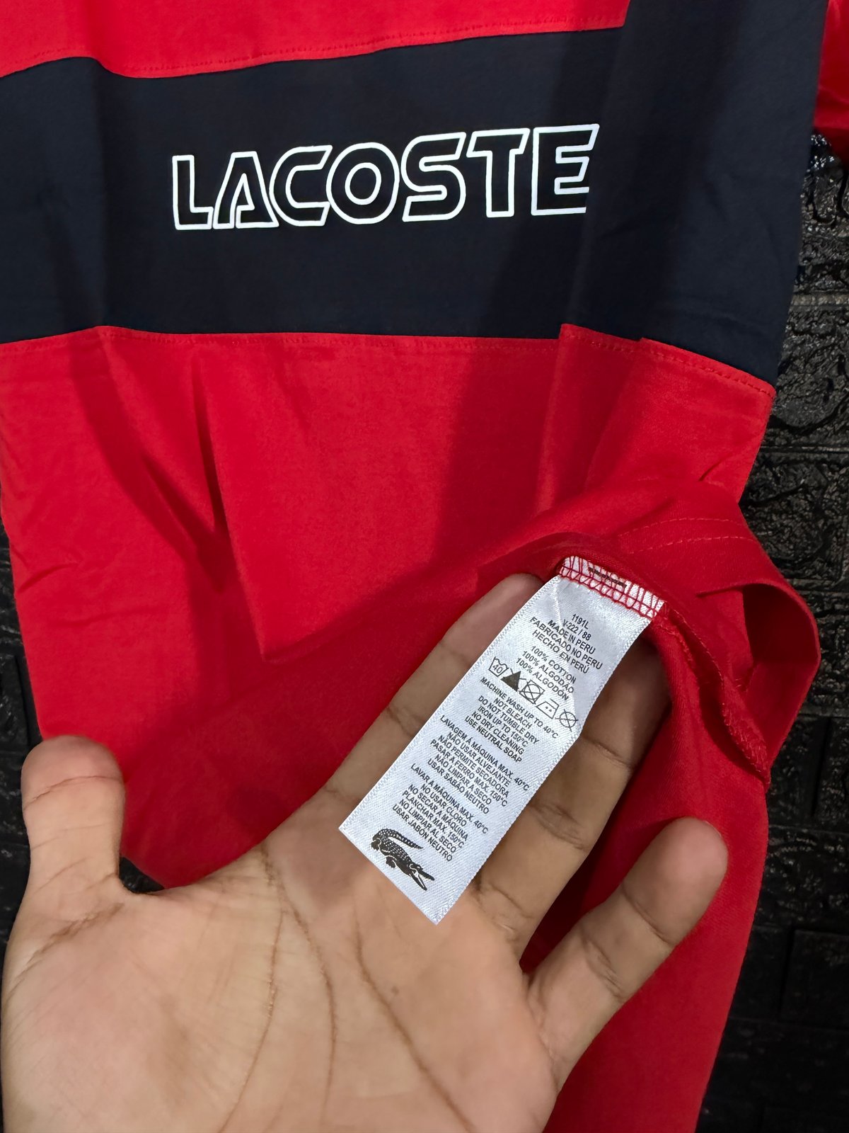 Lacoste big logo - 4