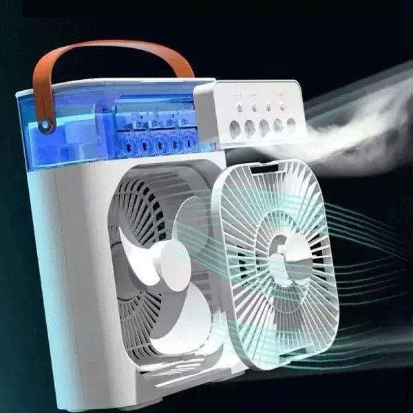 Mini Ventilador Portátil 3 En 1 con Humidificador