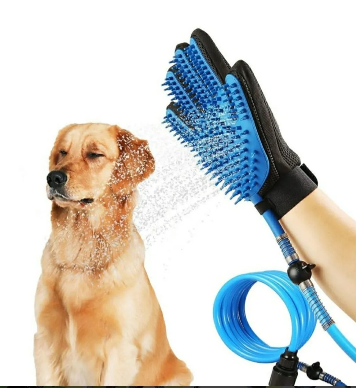 Guante 2 En 1 Para Baño y Masaje de Mascotas - 5
