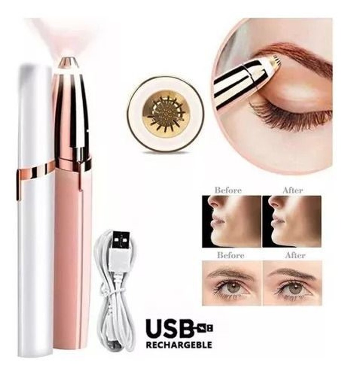 Depilador facial y cejas - 4