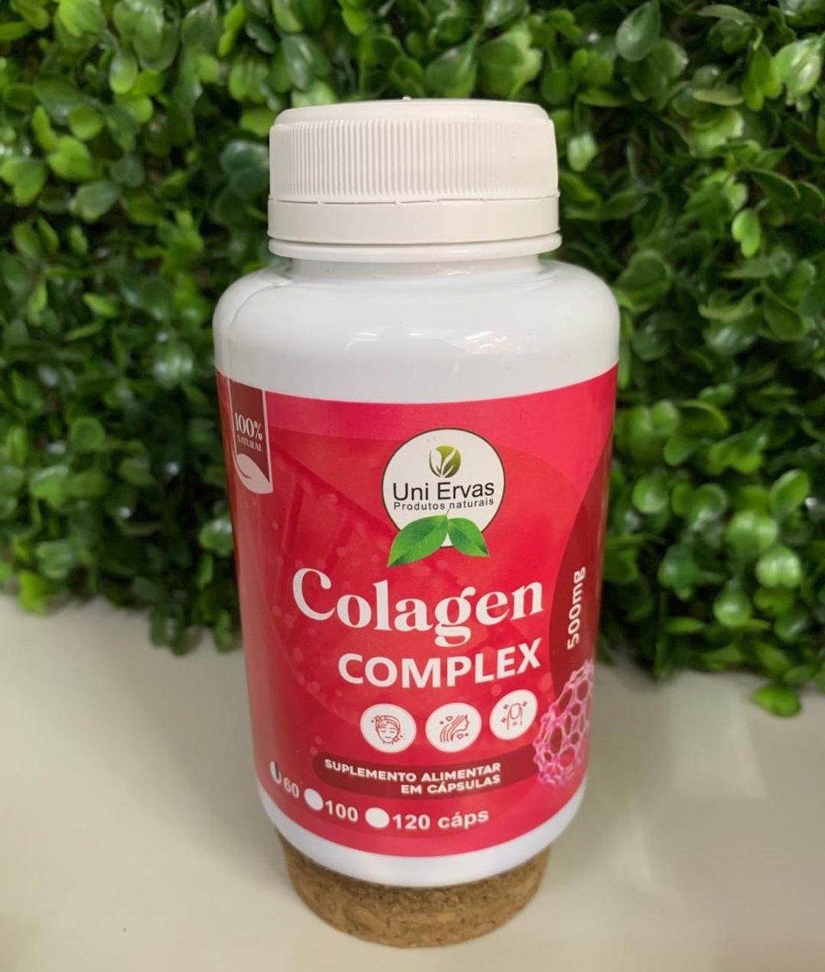 COLÁGENO COMPLEX — Uni Ervas (60 Cápsulas / 500 mg) - 3