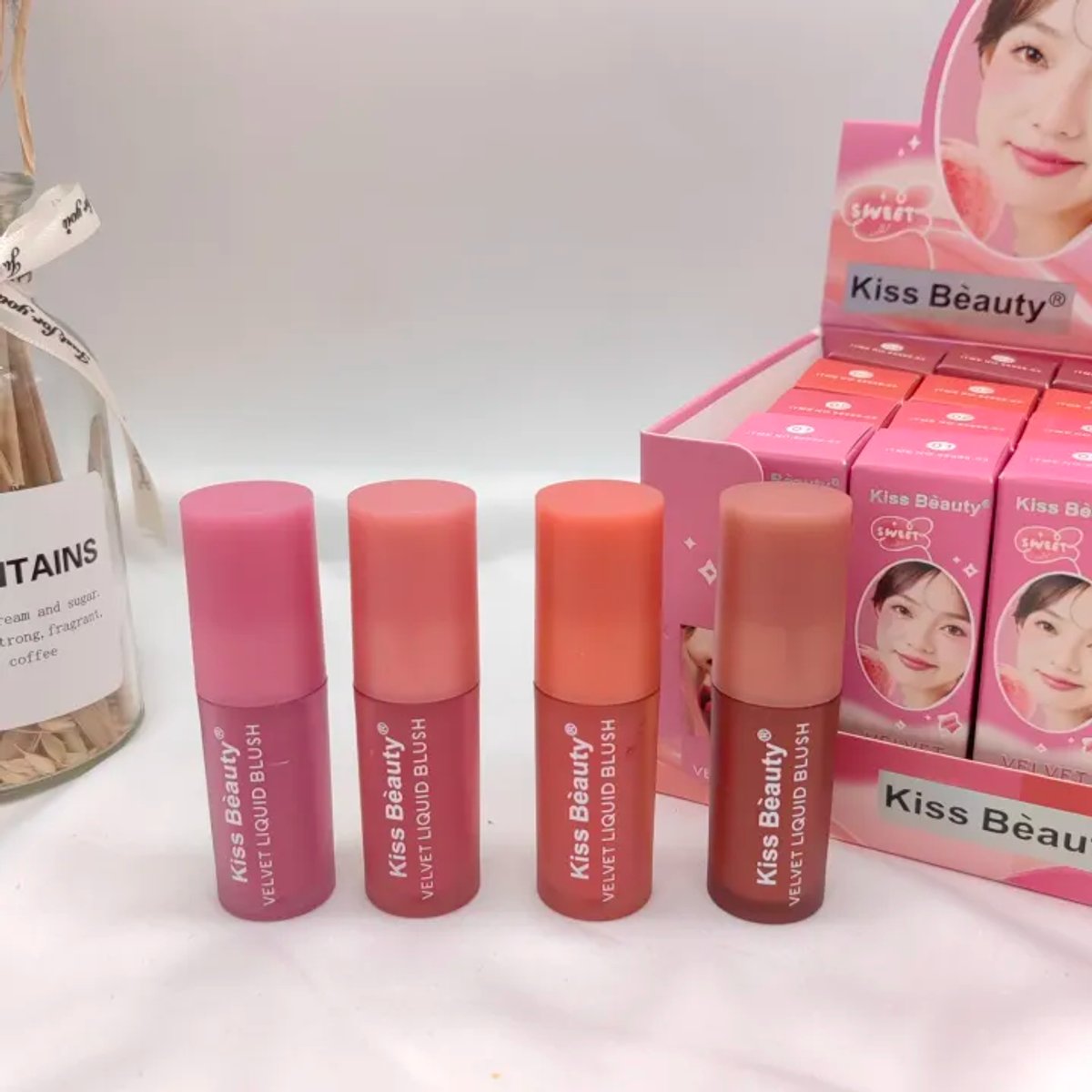 KISS BEAUTY blush liquido 