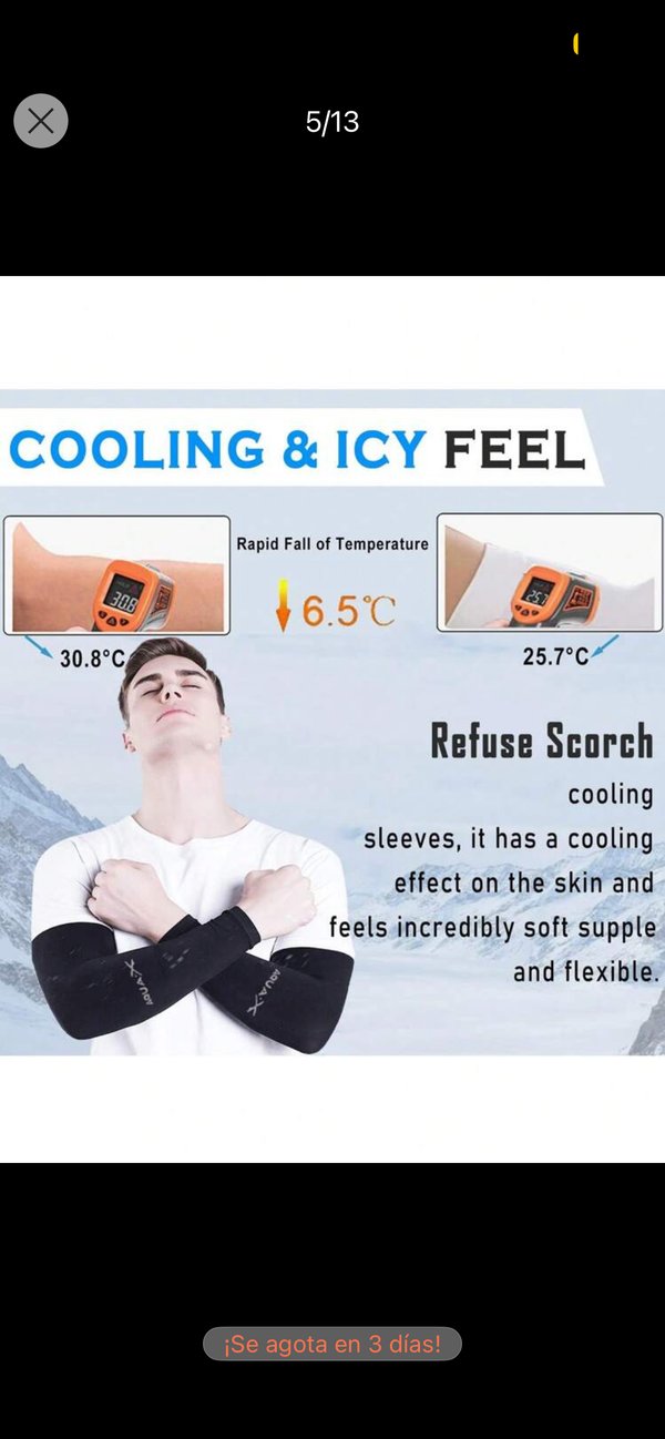 Mangas para protección solar 